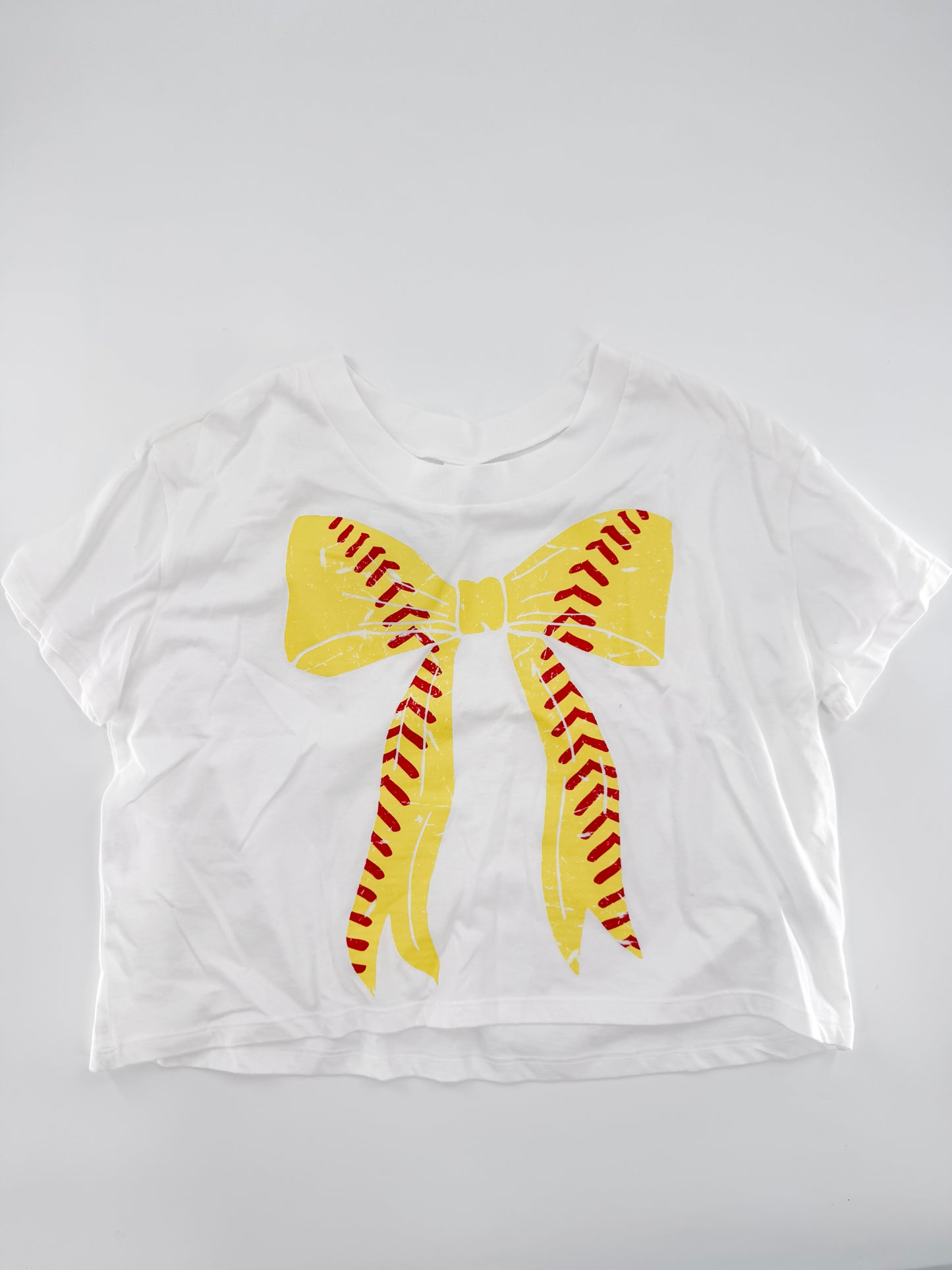 Kids - Softball Bow Tee