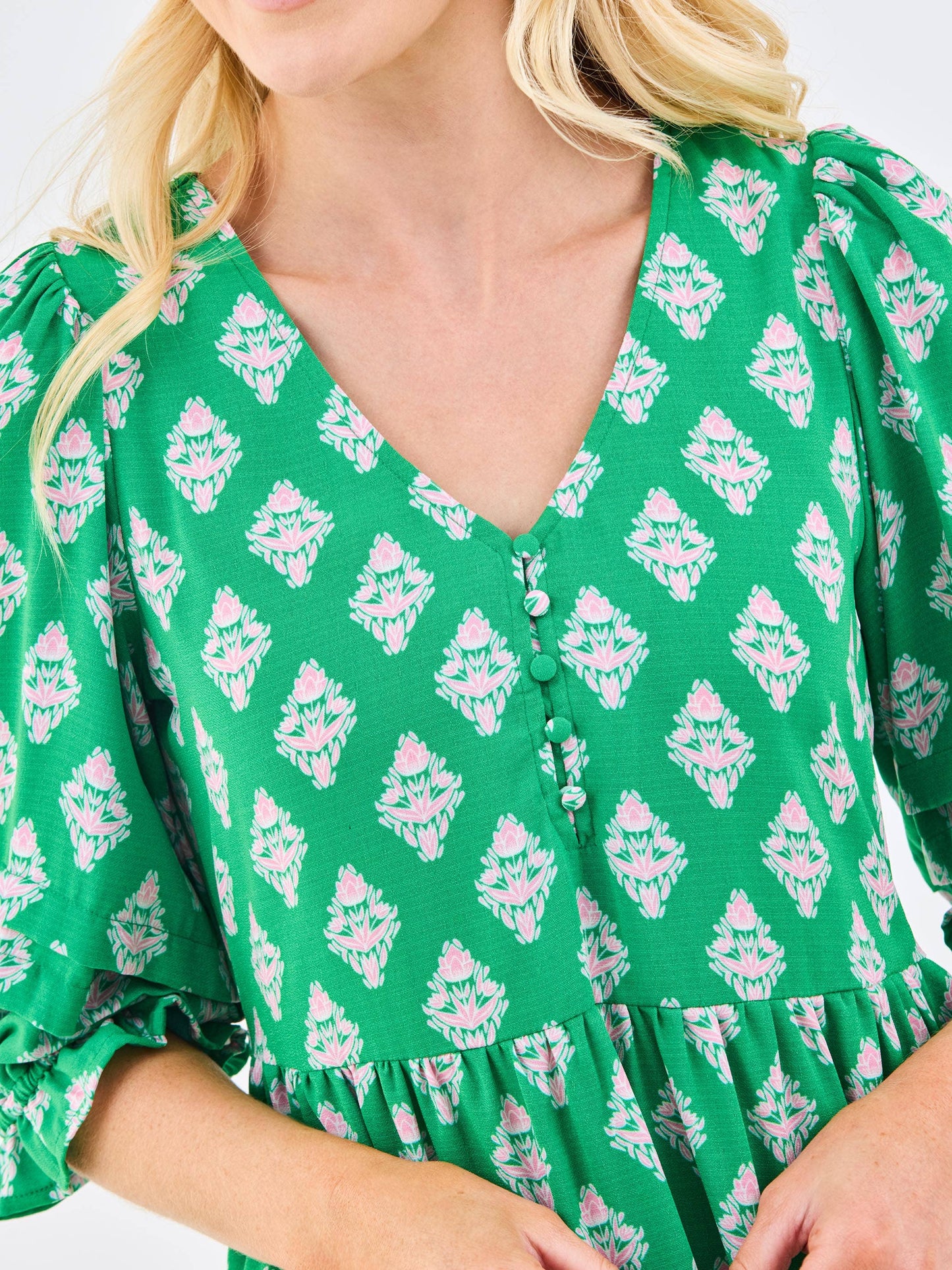 Raya Dress | Early Riser Green