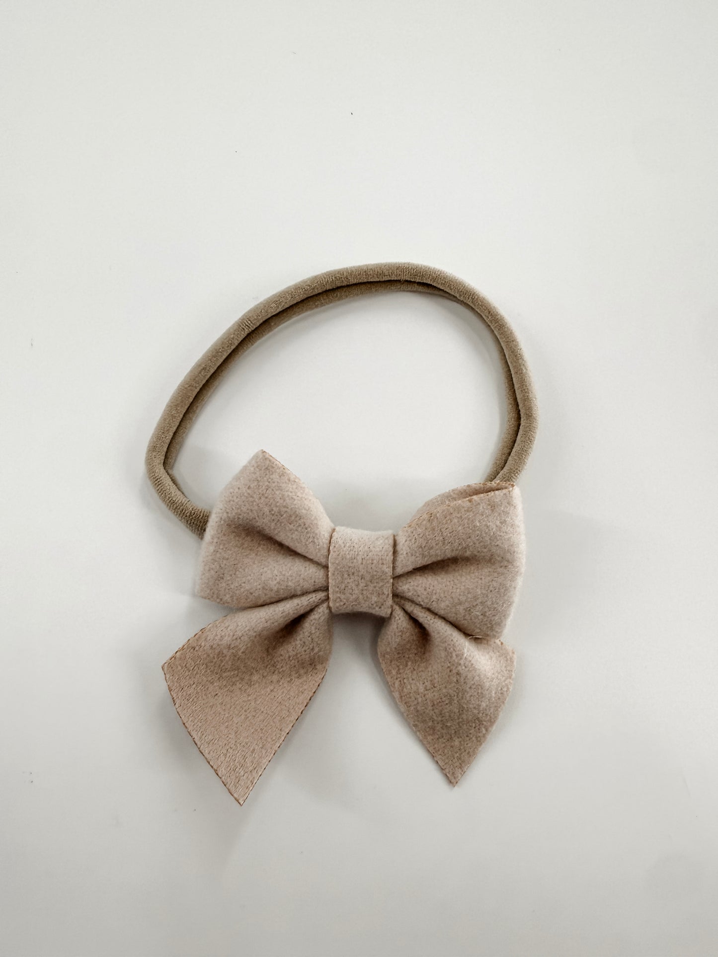 Neutral Baby Bow Thin Headband