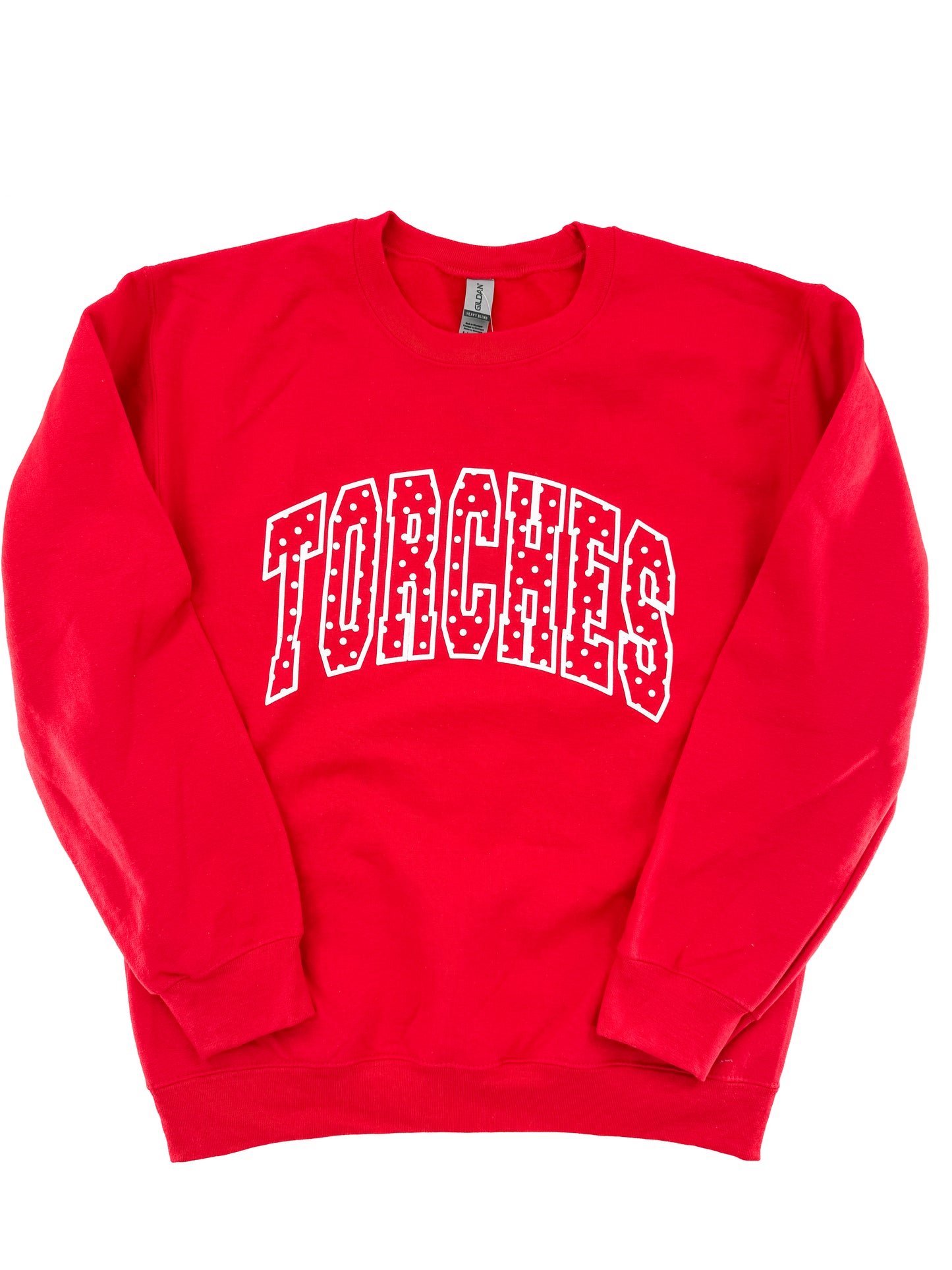 *Torches Polka Dot Sweatshirt