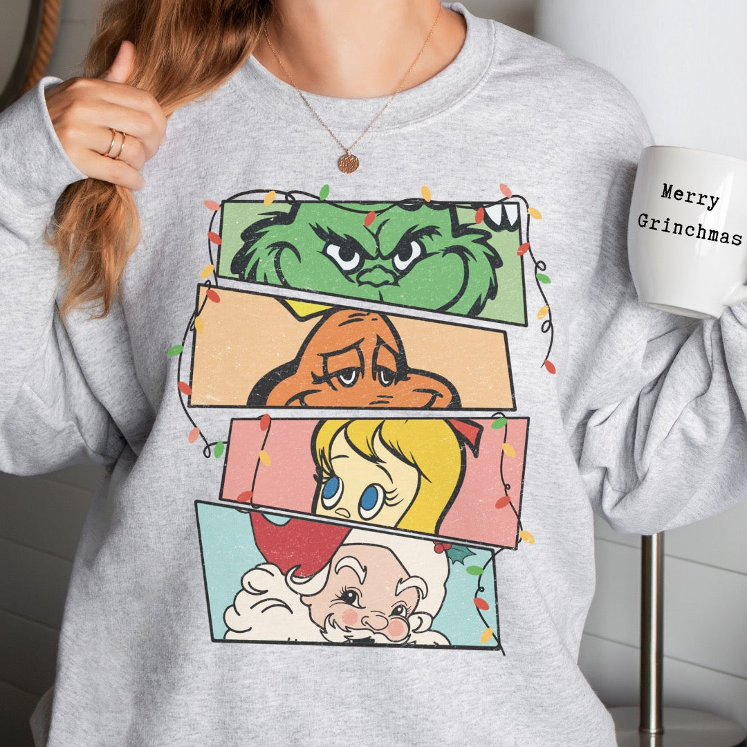 Kids - Grinch Character Sweatshirt