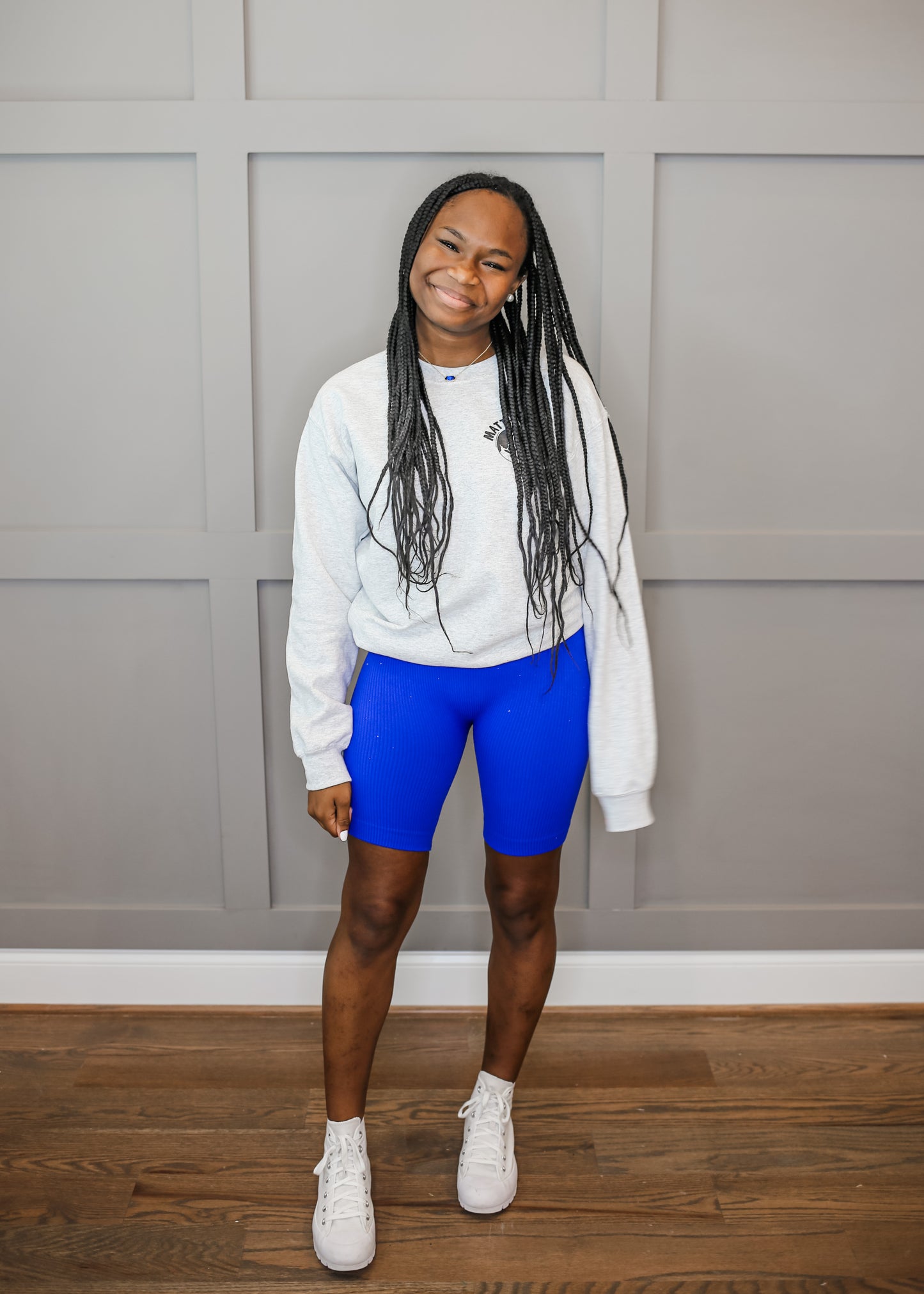 Seamless Ribbed High-Waist Biker Shorts