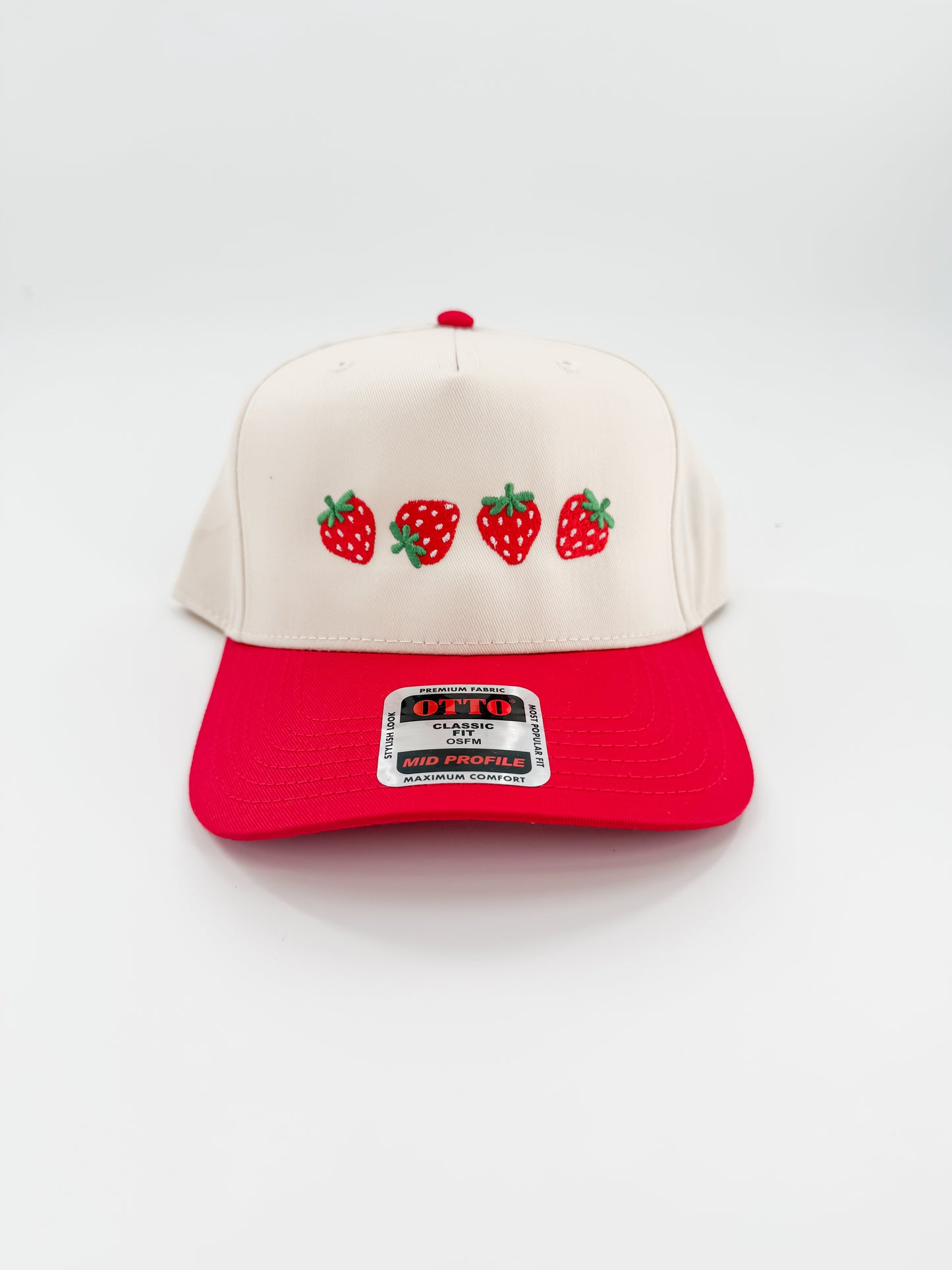 Strawberry - Embroidered Hat