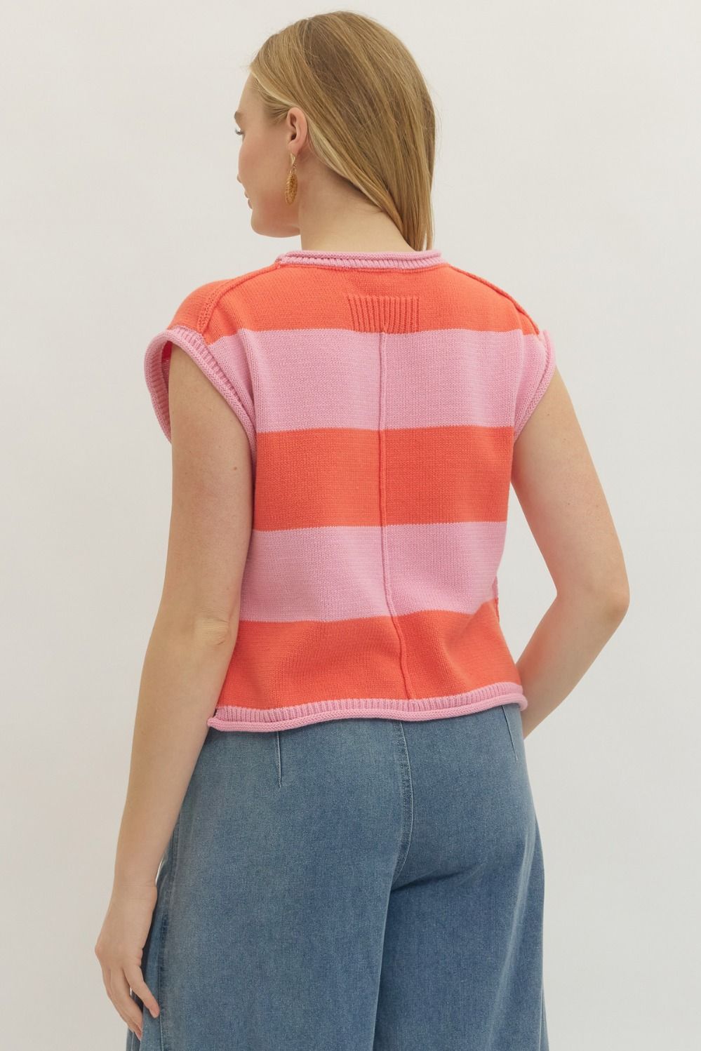 Striped Knit Top