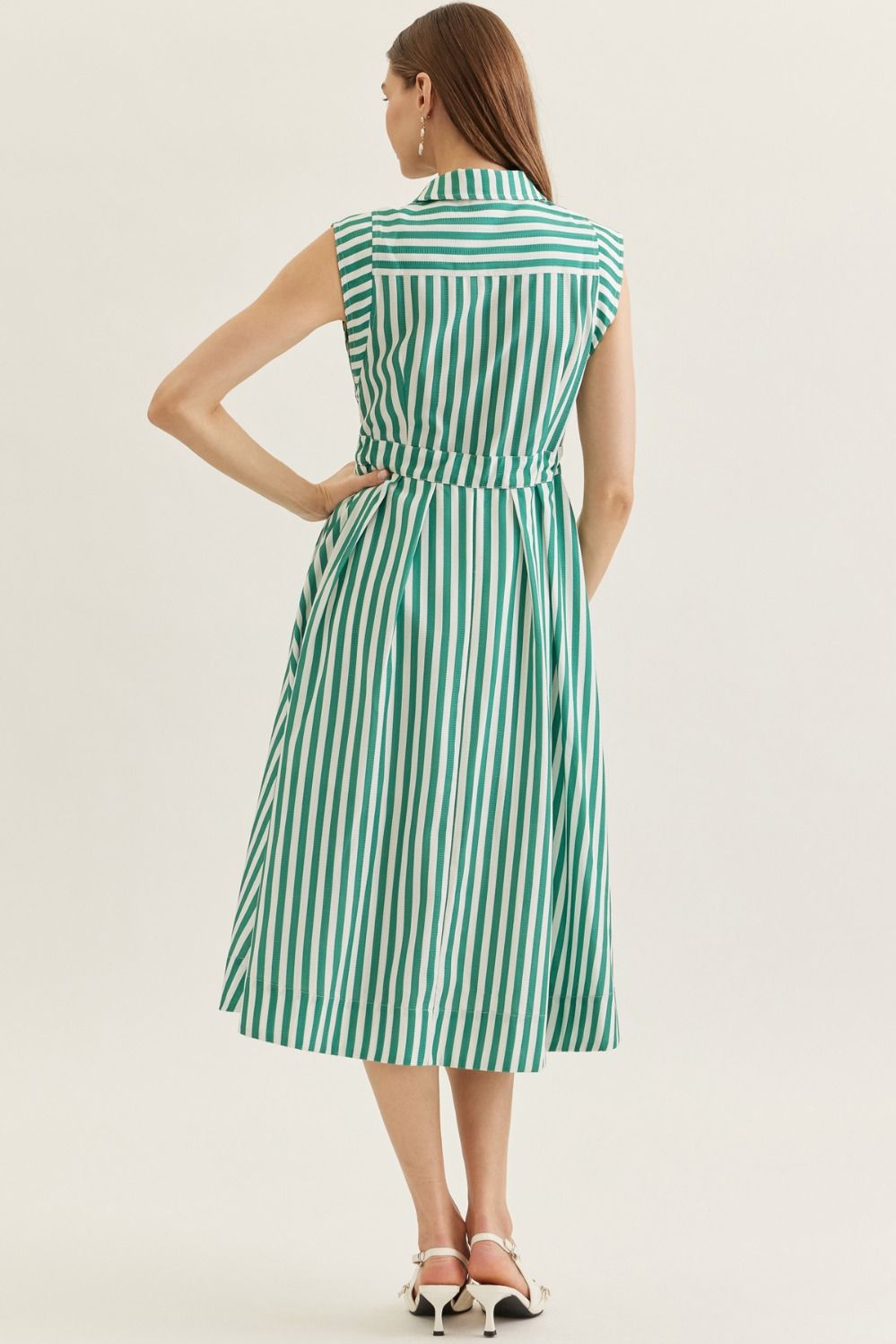 Sage Stripe Maxi