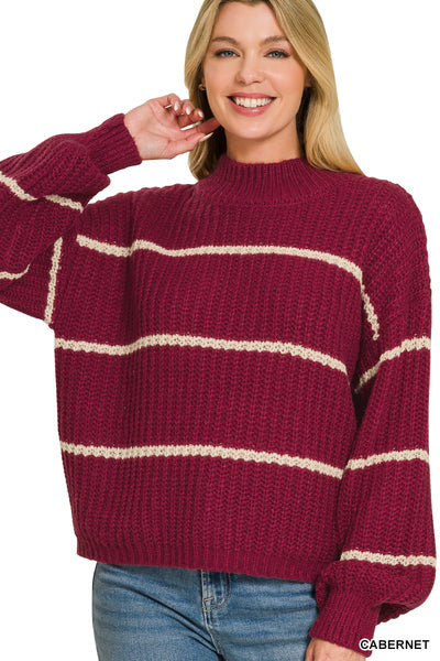 Oversized Striped Sweater