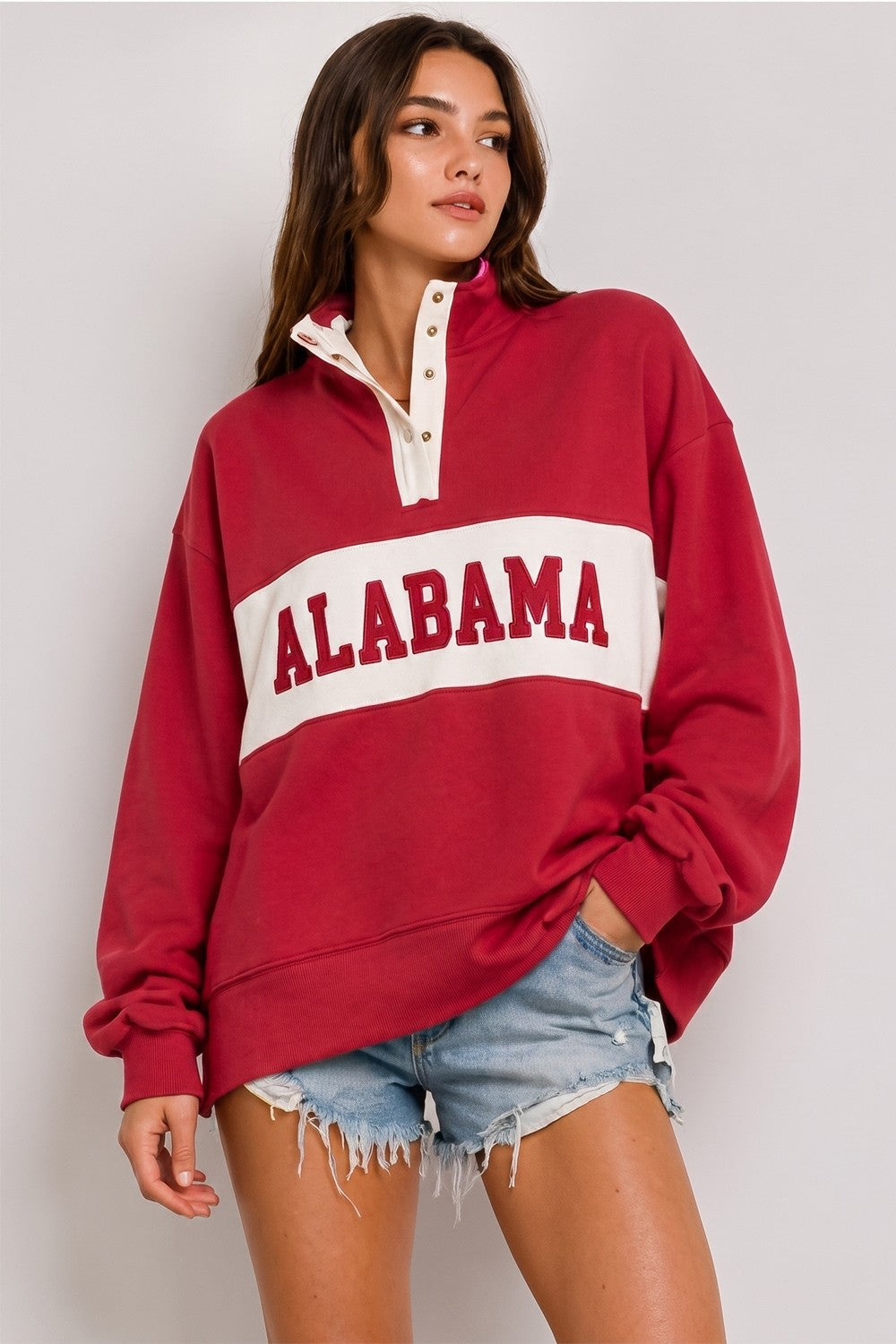 Alabama Color-block Pullover