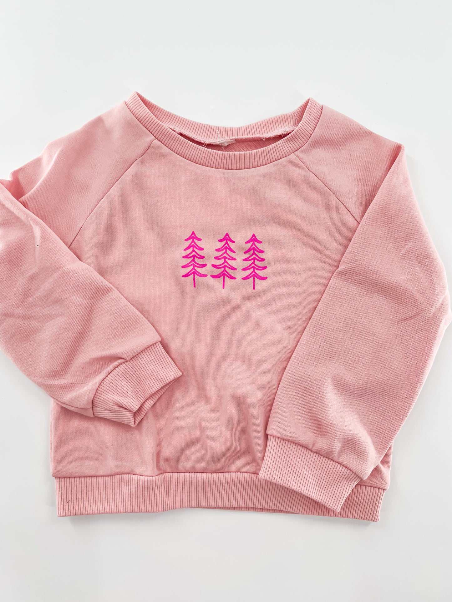 Kids - Pink Trees Sweatshirt