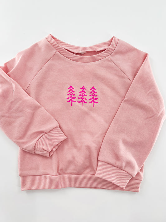 Kids - Pink Trees Sweatshirt