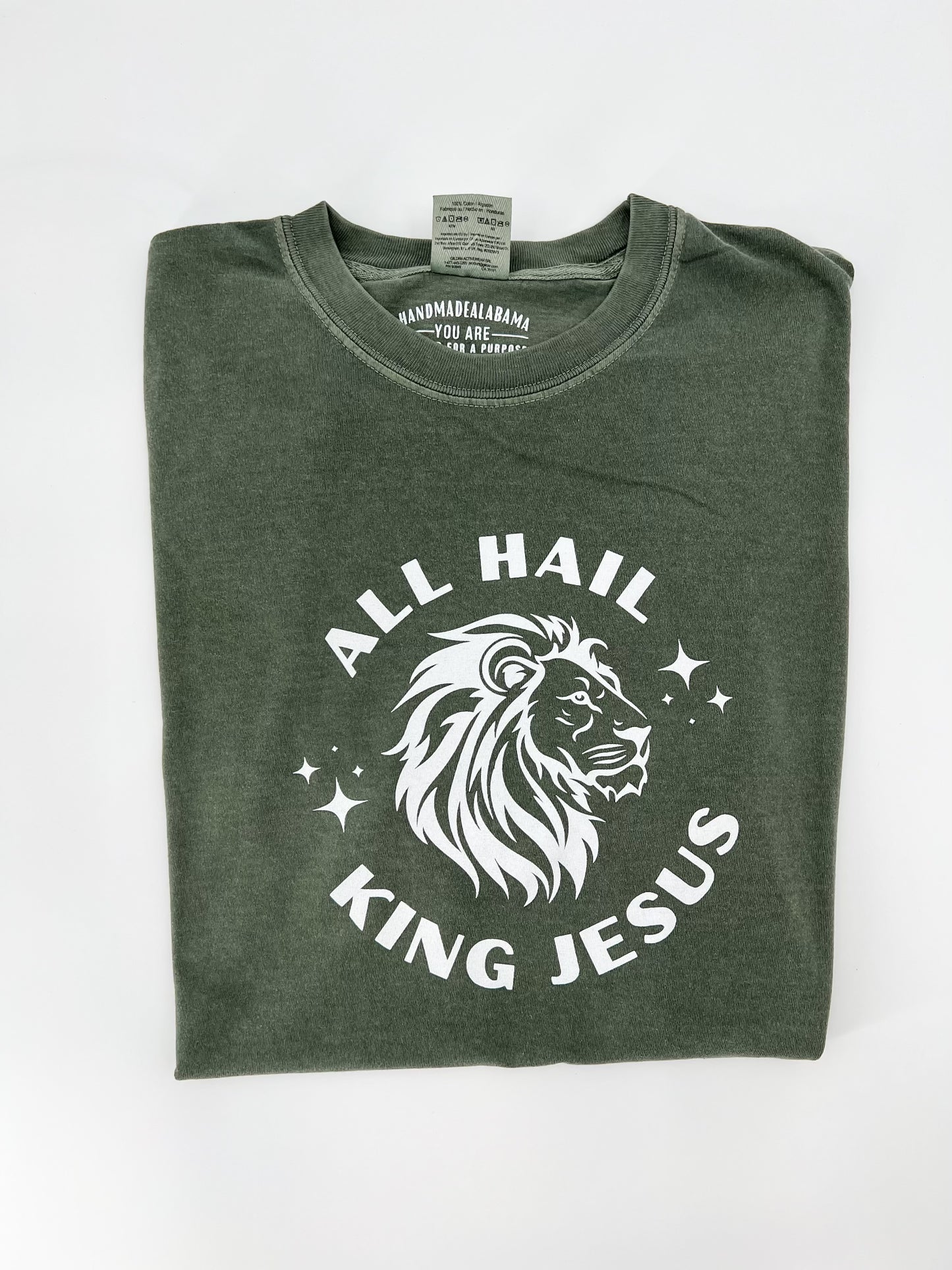 All Hail King Jesus - Lion Design