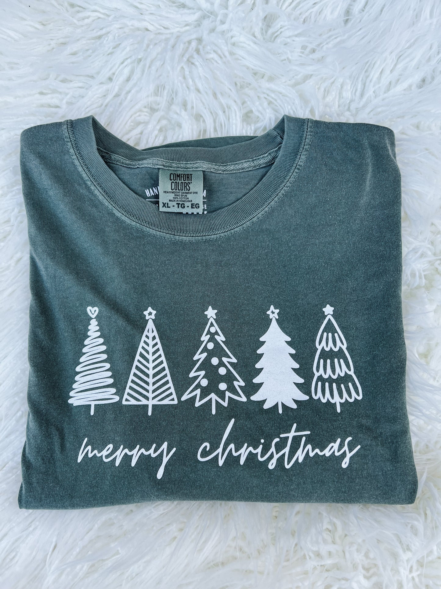 Merry Christmas Trees Sweatshirt