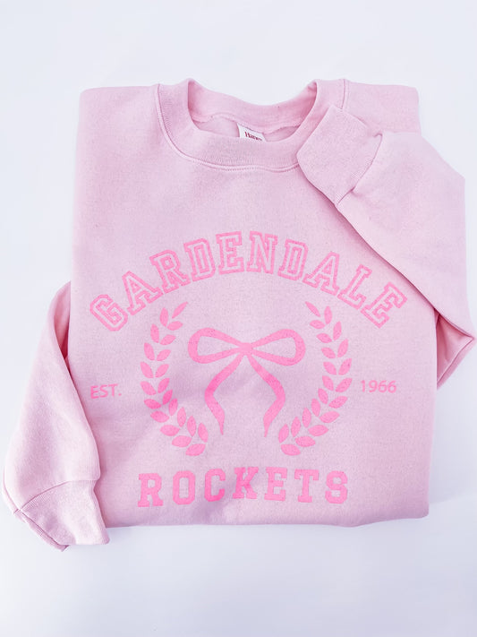 Gardendale Rockets Bow Sweatshirt or Tshirt