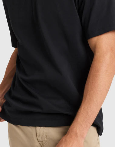 Cozy Earth Men's All Day Tee - Jet Black