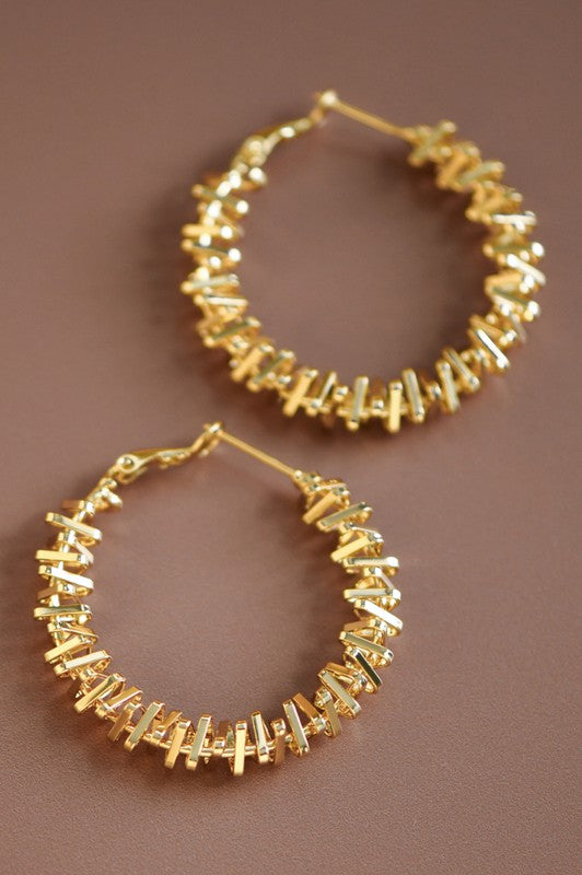 Gold Hoop Earrings