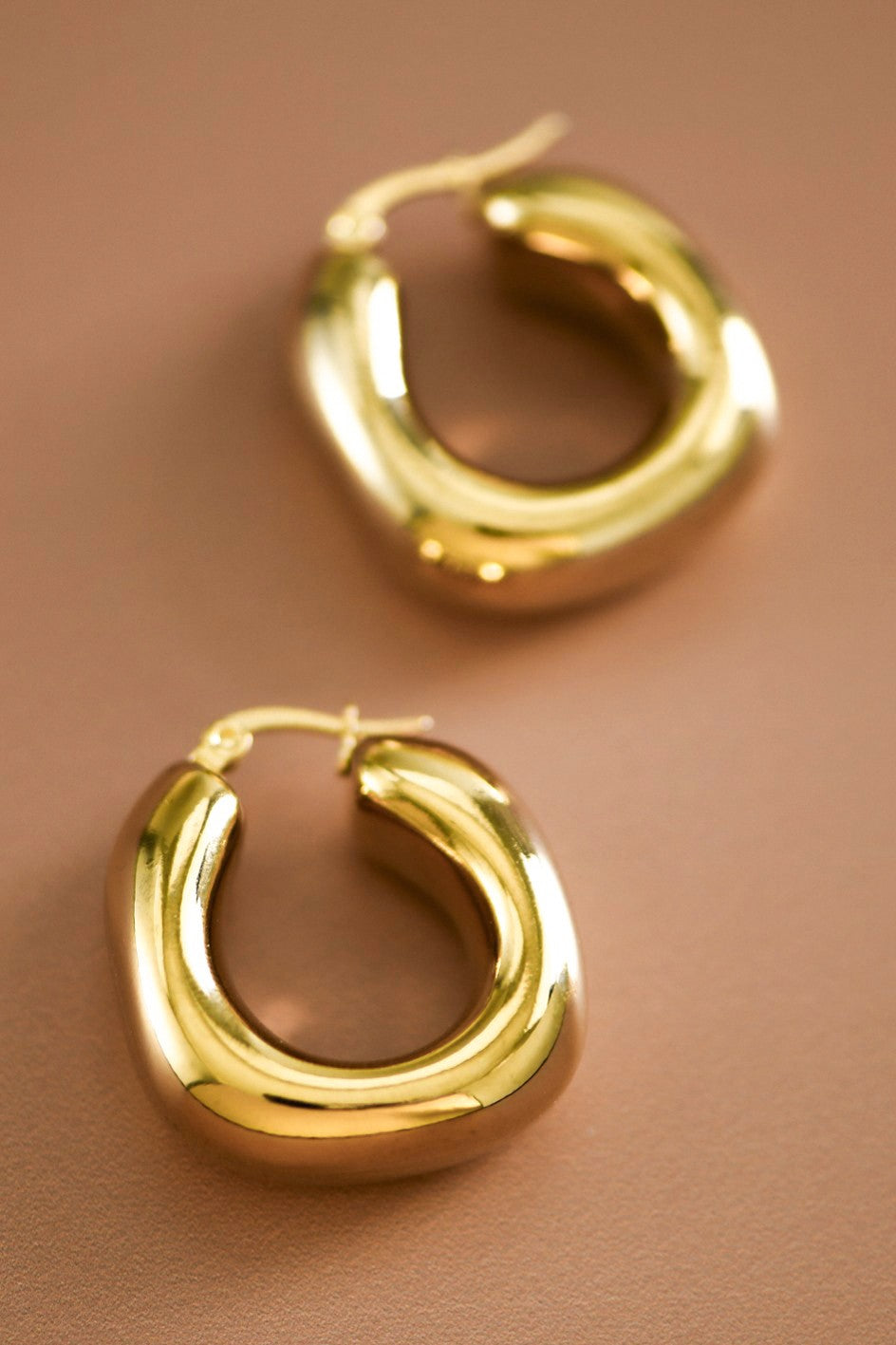 Chunky Gold Hoops