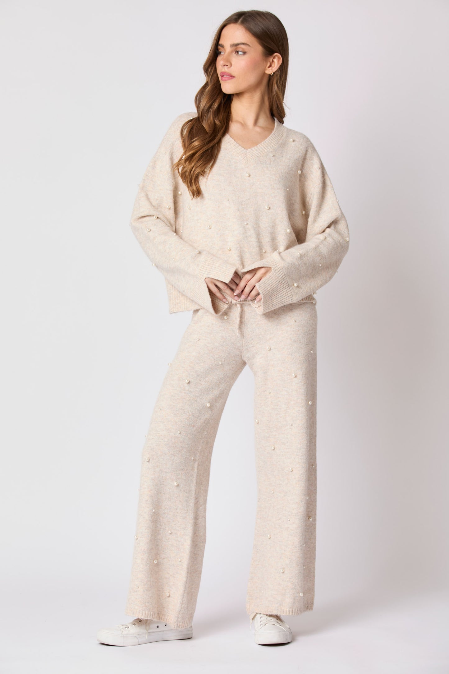 Studded Pearl Lounge Set