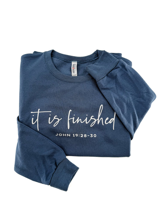 It is Finished Sweatshirt (Script)