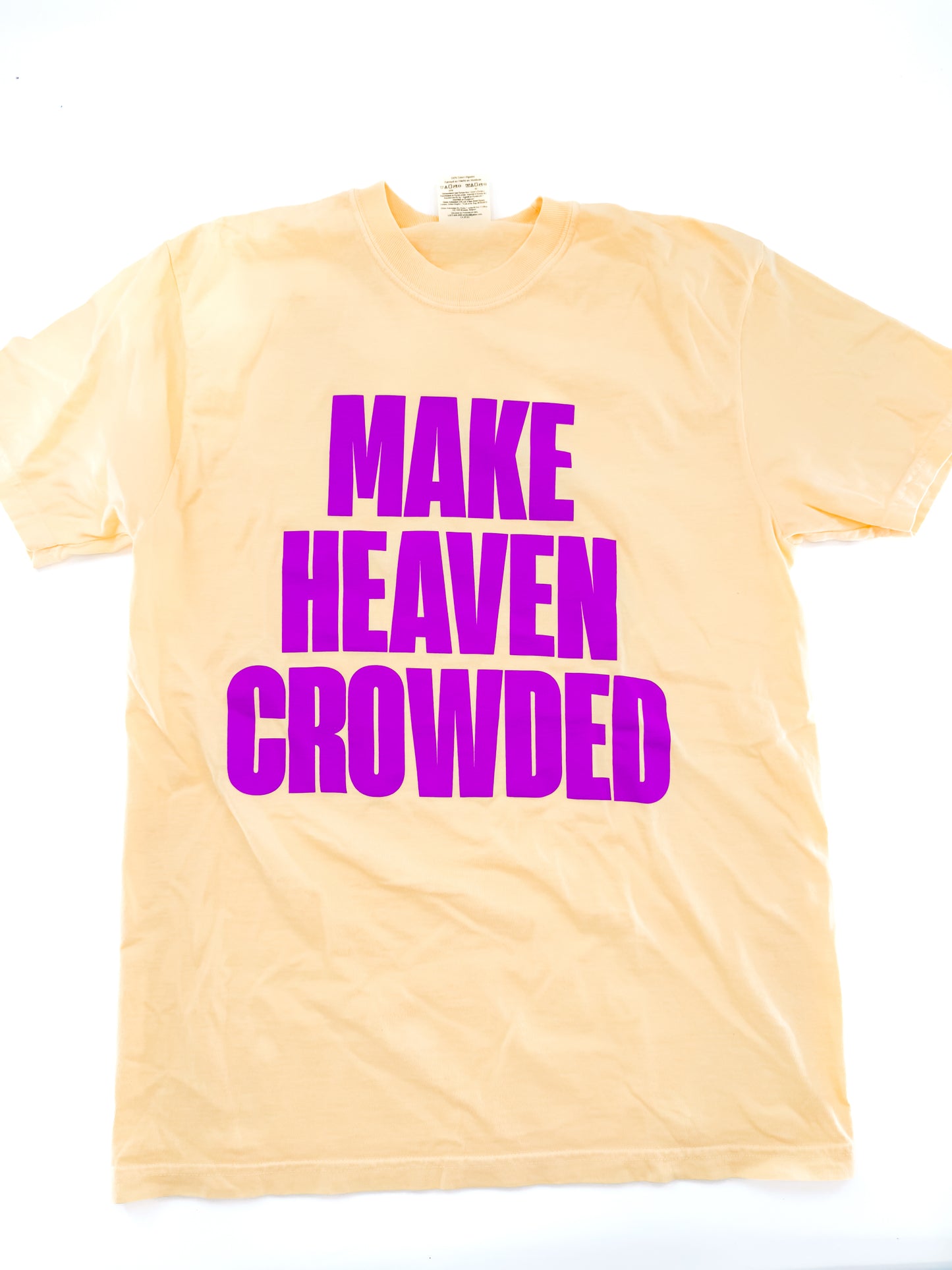 Make Heaven Crowded Tee- Violet print