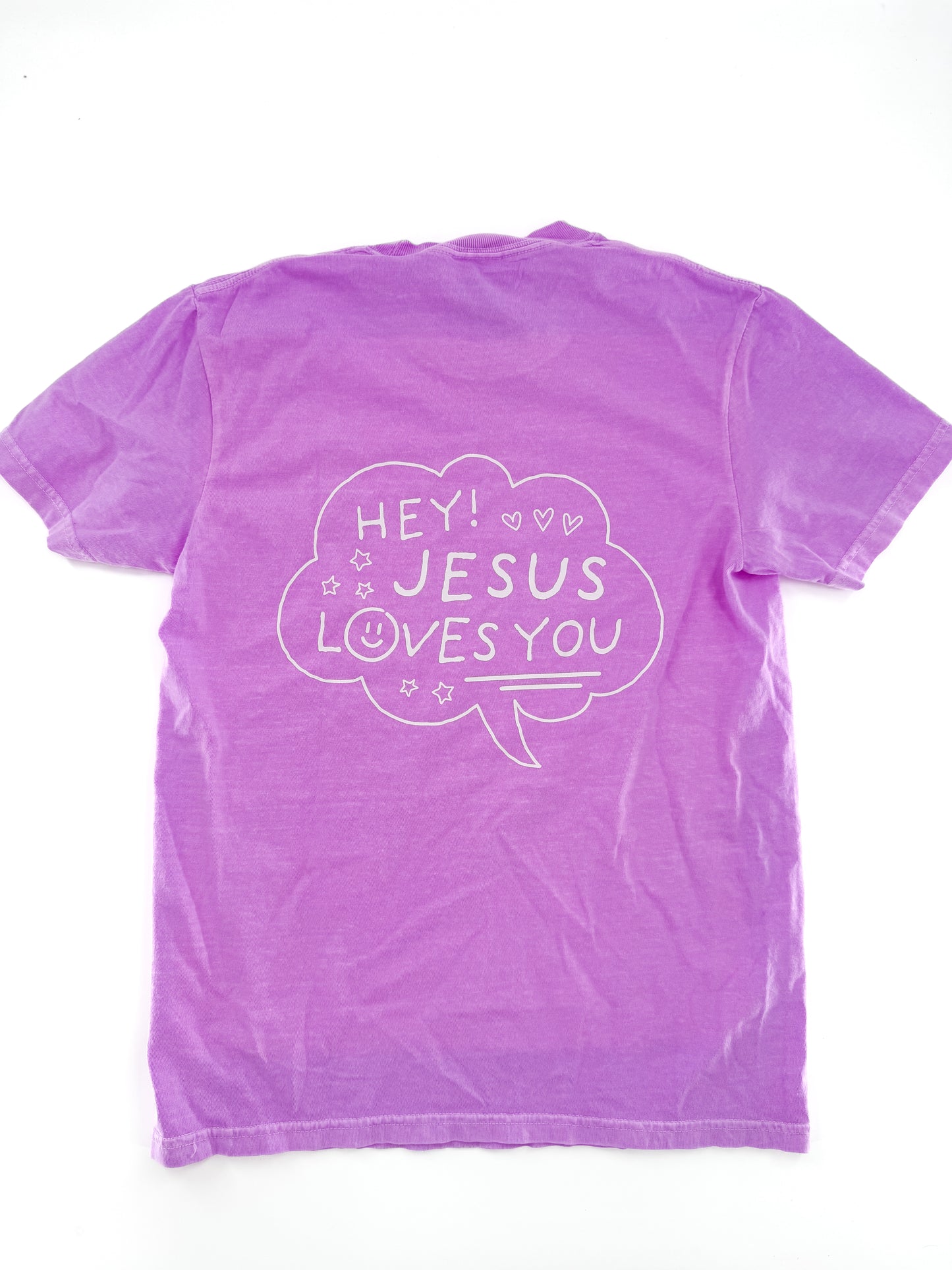Hey Jesus Loves You Tee - 2 Sided
