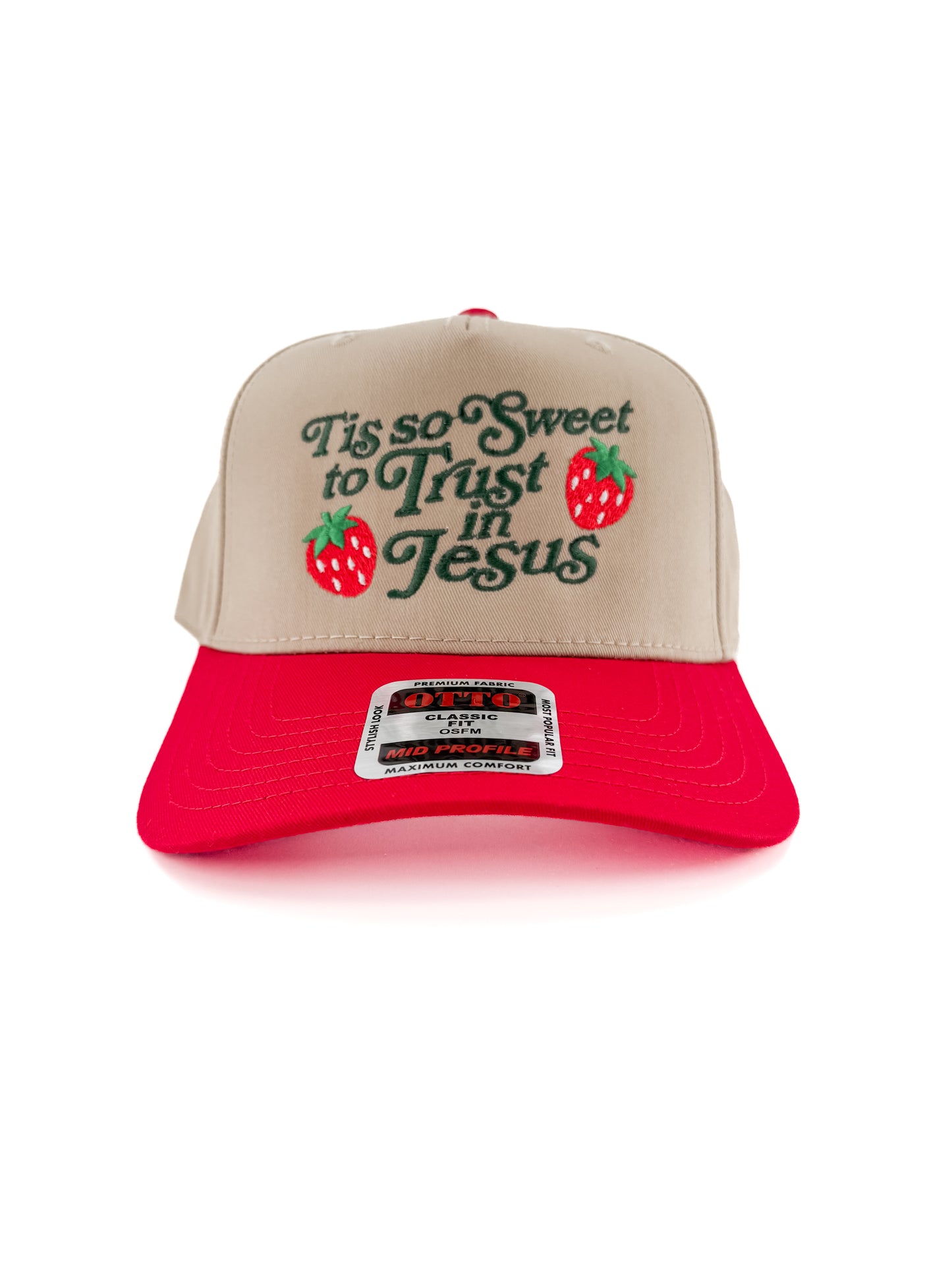 Tis So Sweet  -  Embroidered Hat