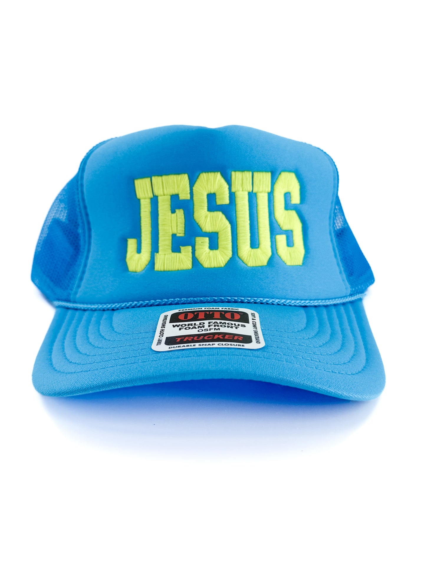 JESUS Embroidered Foam Trucker Hat