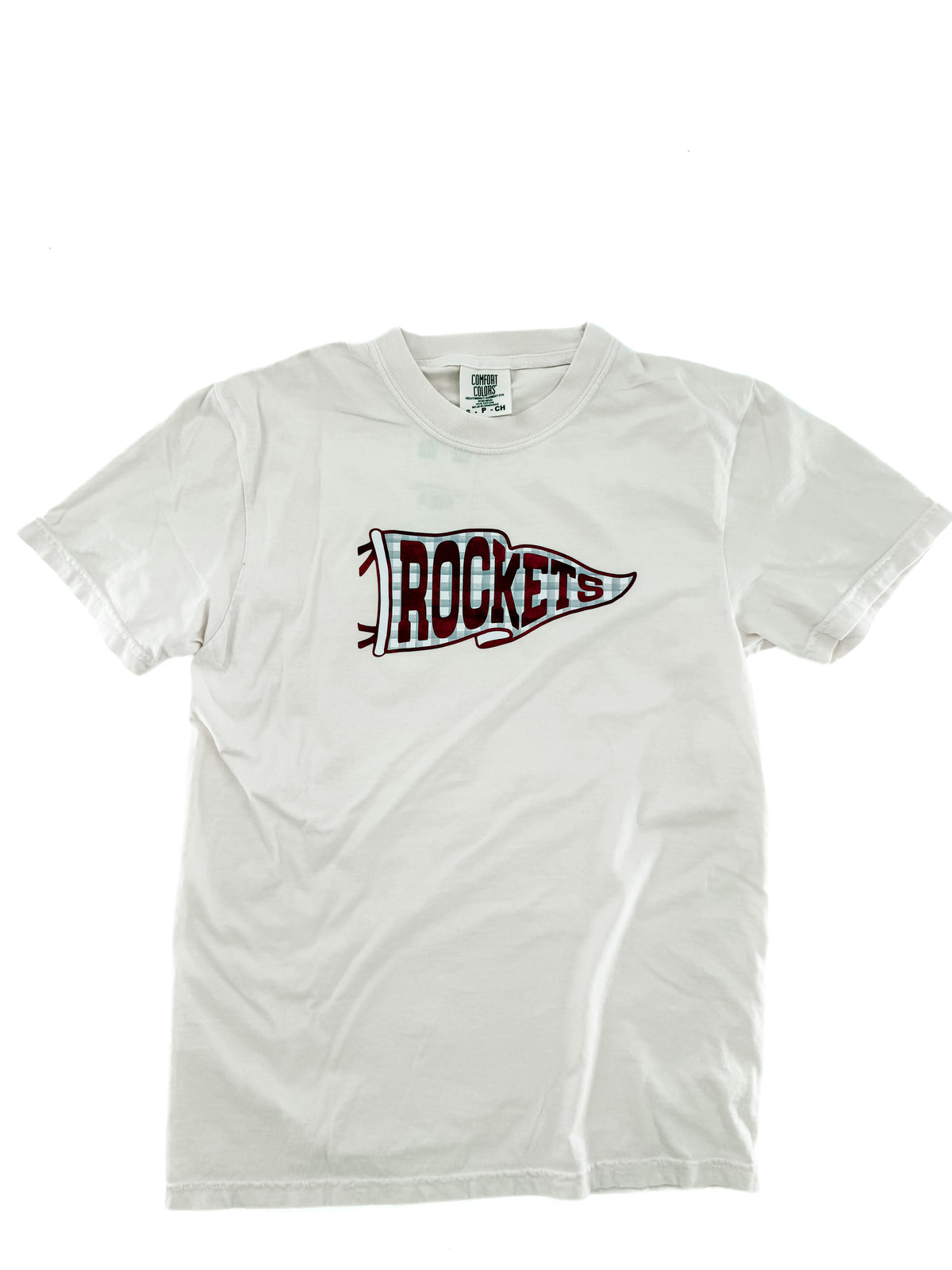 Rockets Checkered Pennant Tee