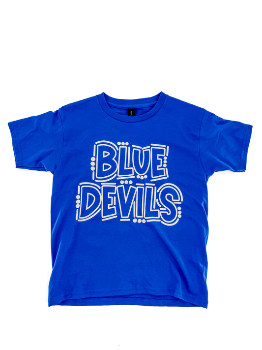 Kids - Blue Devils Outline