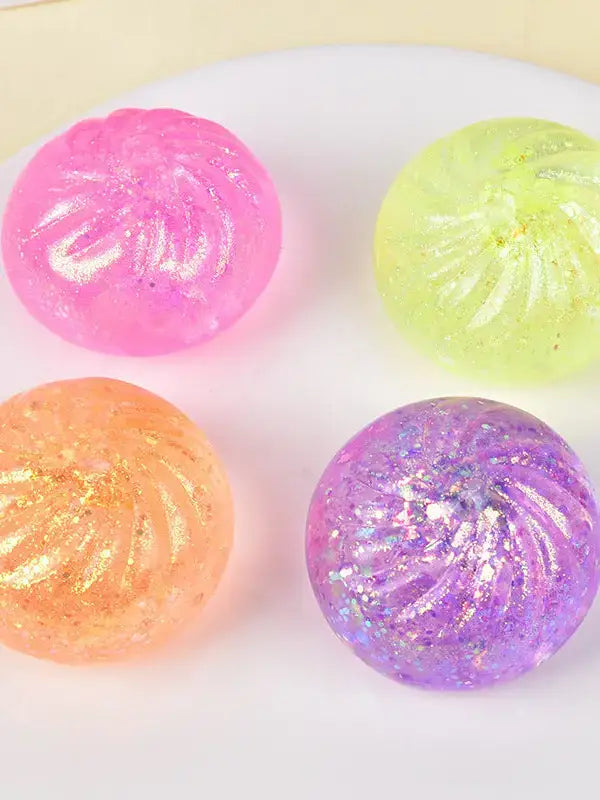 Glitter Dumpling Squishy Stress Relief Toy
