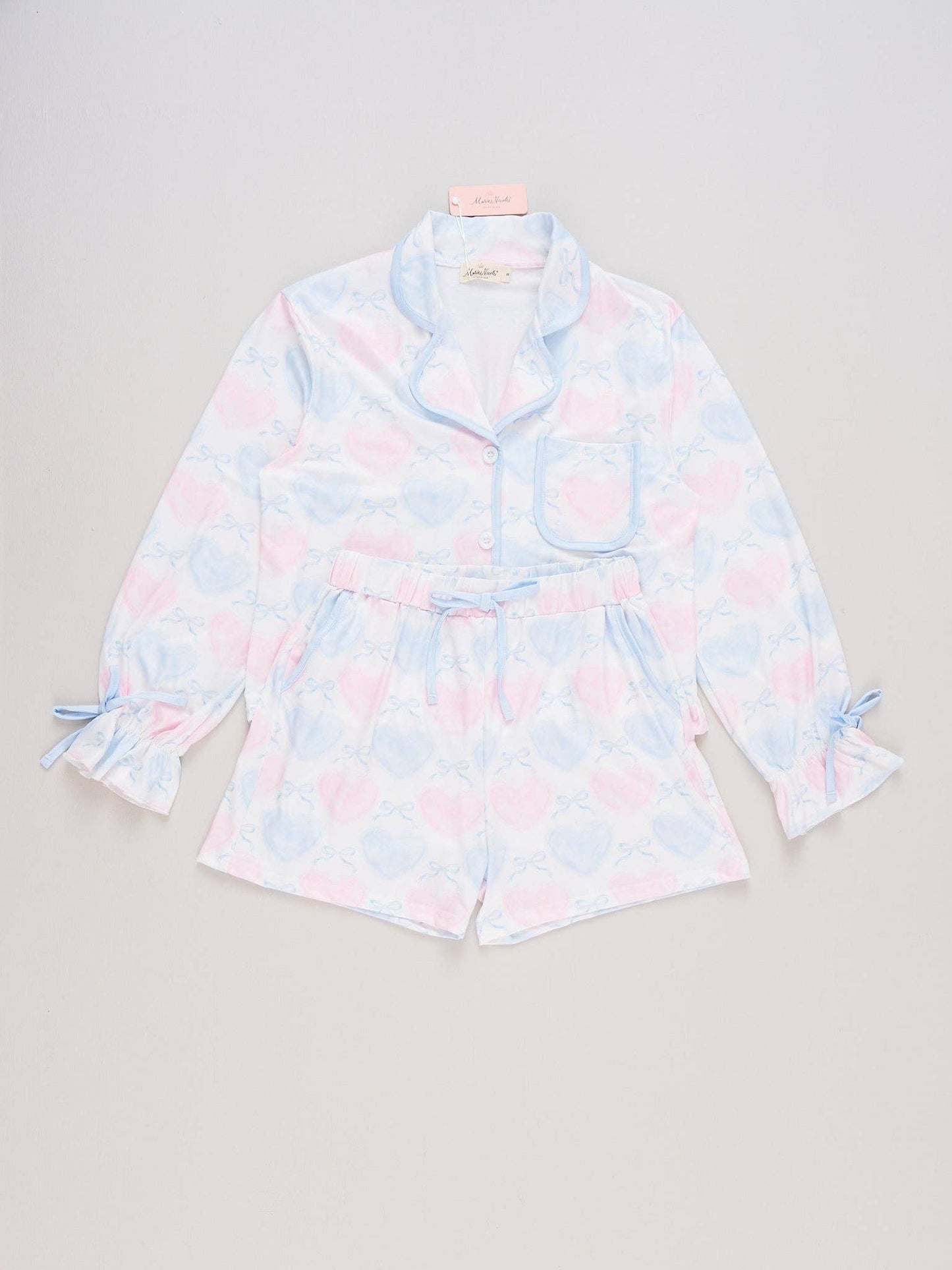 Mom & Me Dreamy Hearts Cropped Pajamas