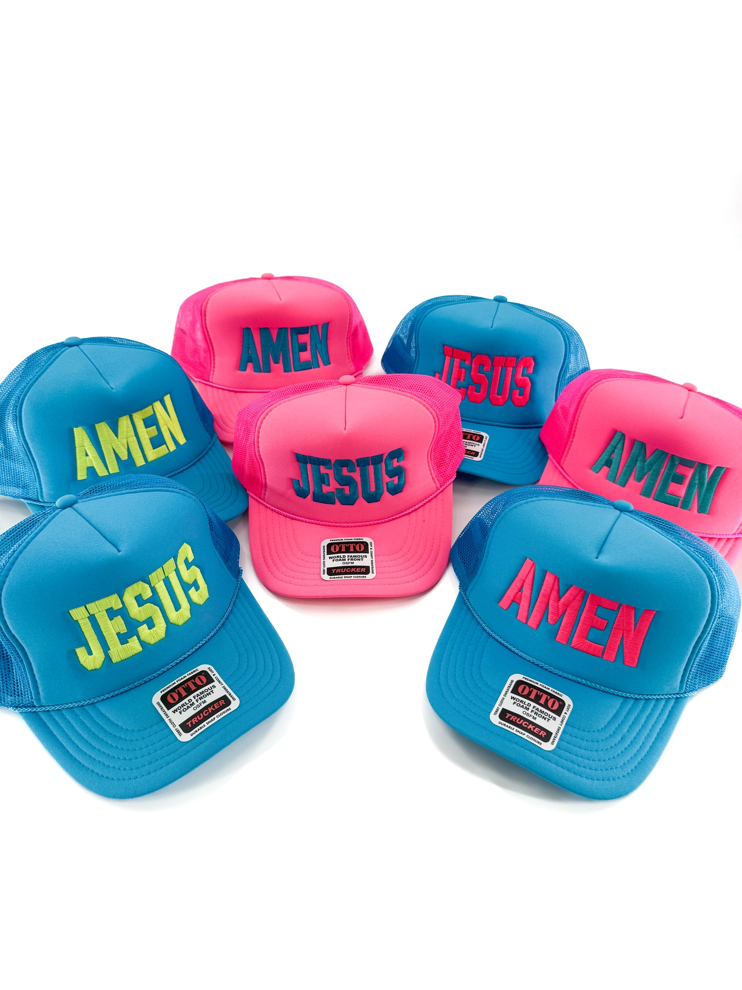 JESUS Embroidered Foam Trucker Hat