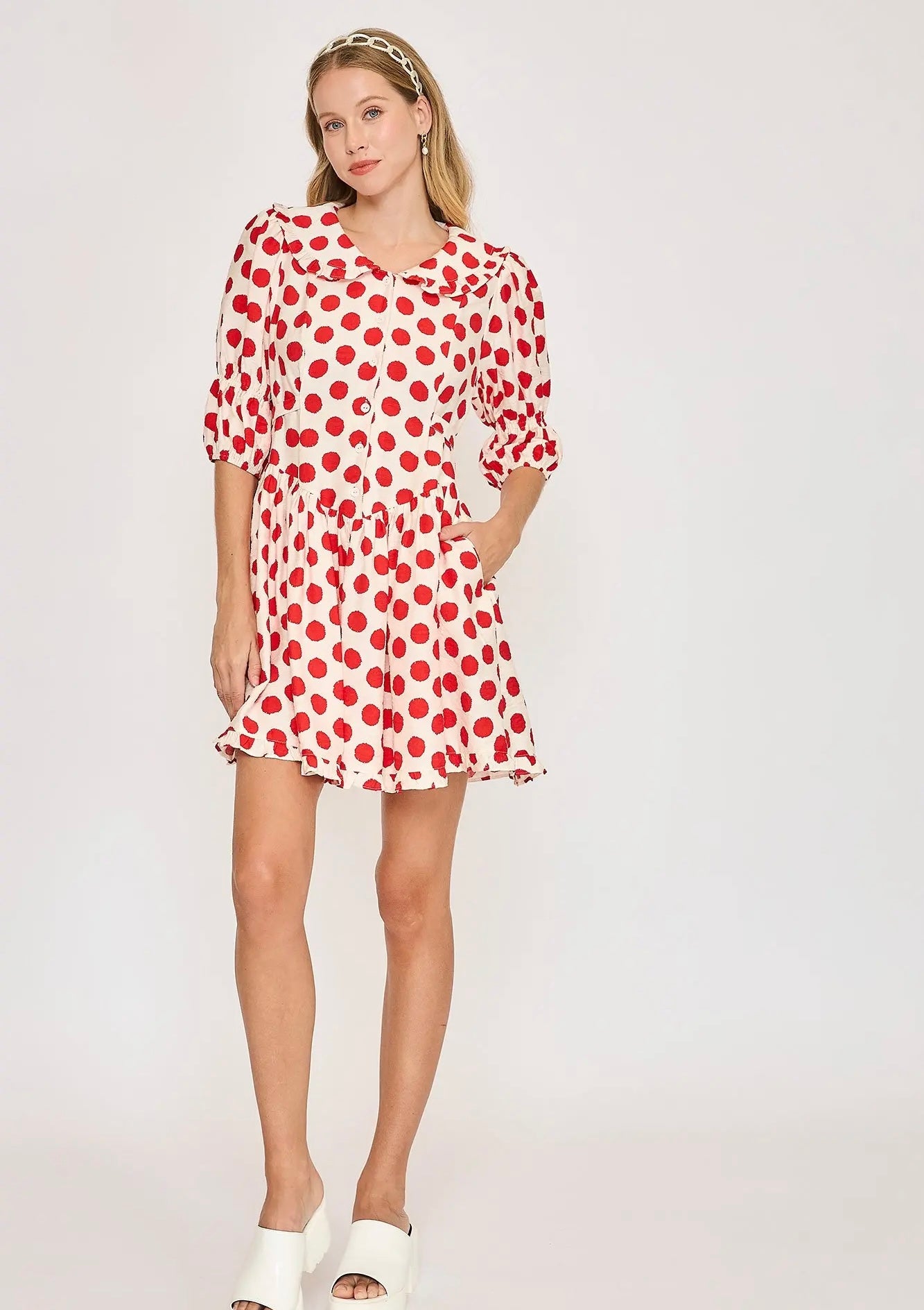 Red Polka Dot Dress