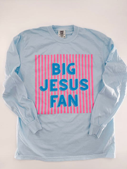 Big Jesus Fan Longsleeve Tee