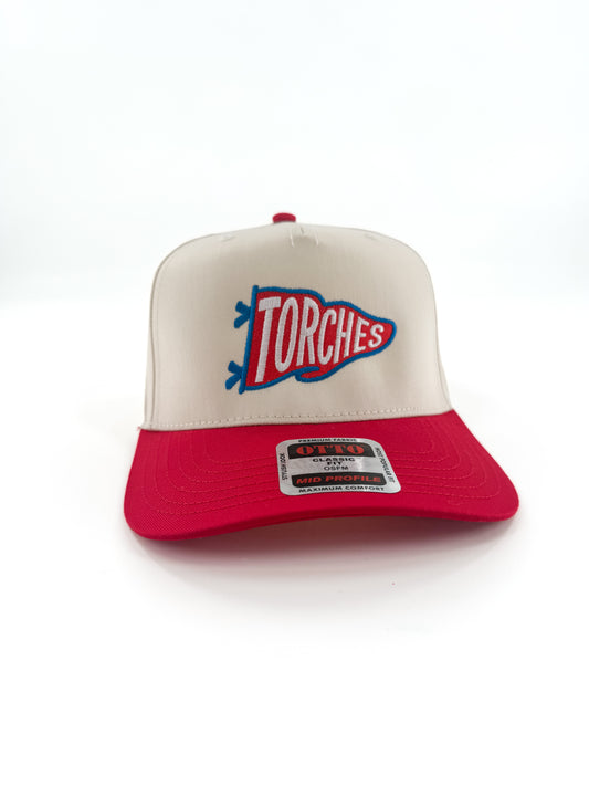 Torches Pennant Embroidered Hat