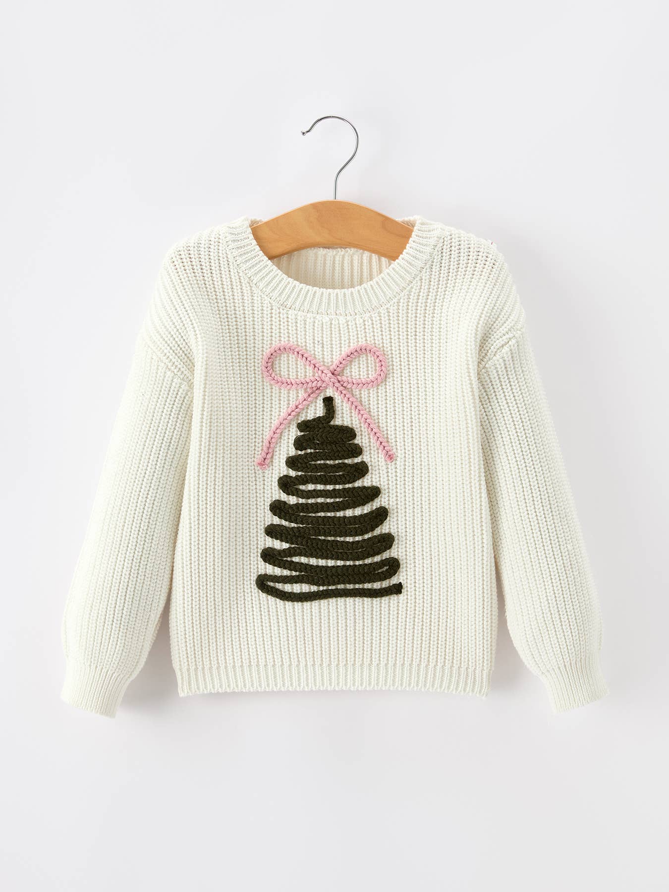 Girls Christmas Tree Sweater