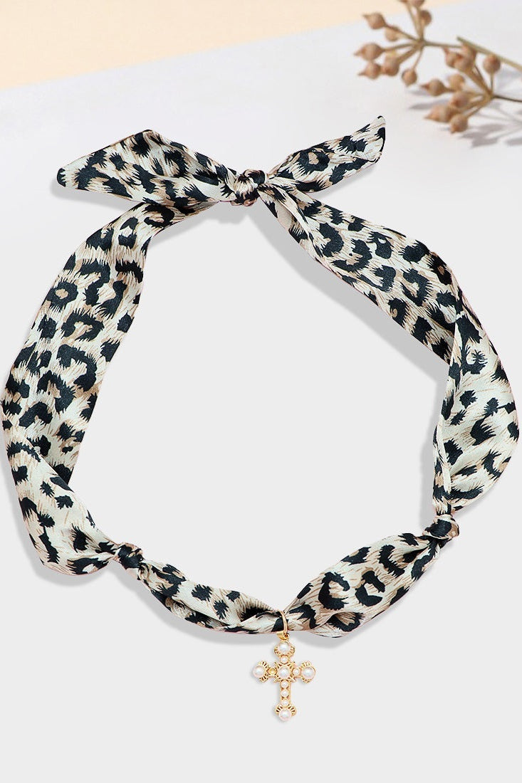 Charm Scarf Necklace