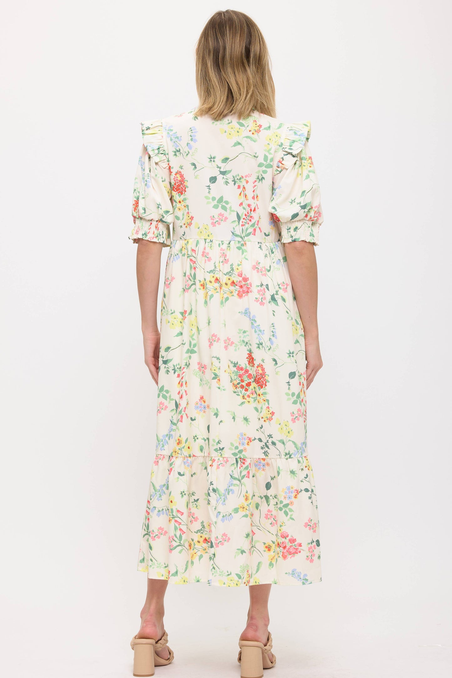 Floral Tiered Dress