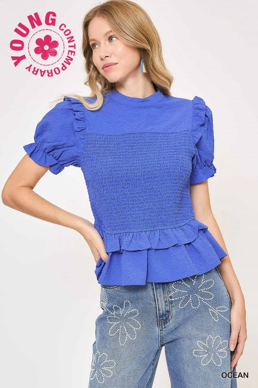 Smocked Blouse