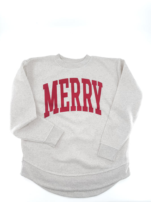Red MERRY Sweatshirt
