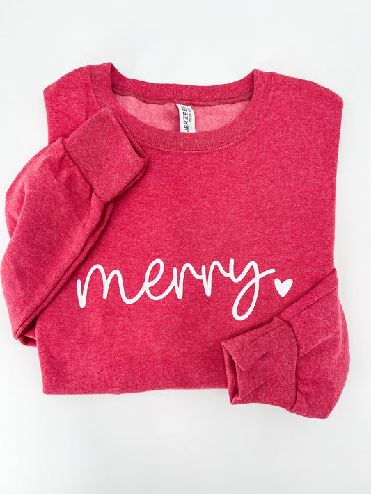 Merry Sweatshirt (Script)