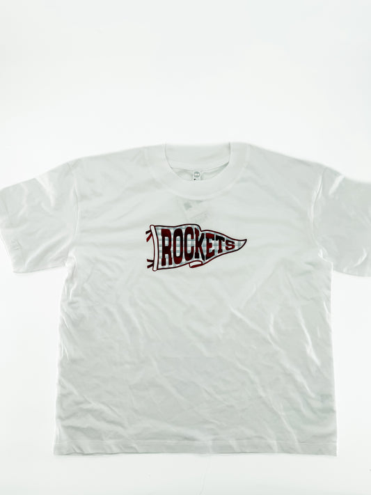 Rockets Checkered Pennant Tee