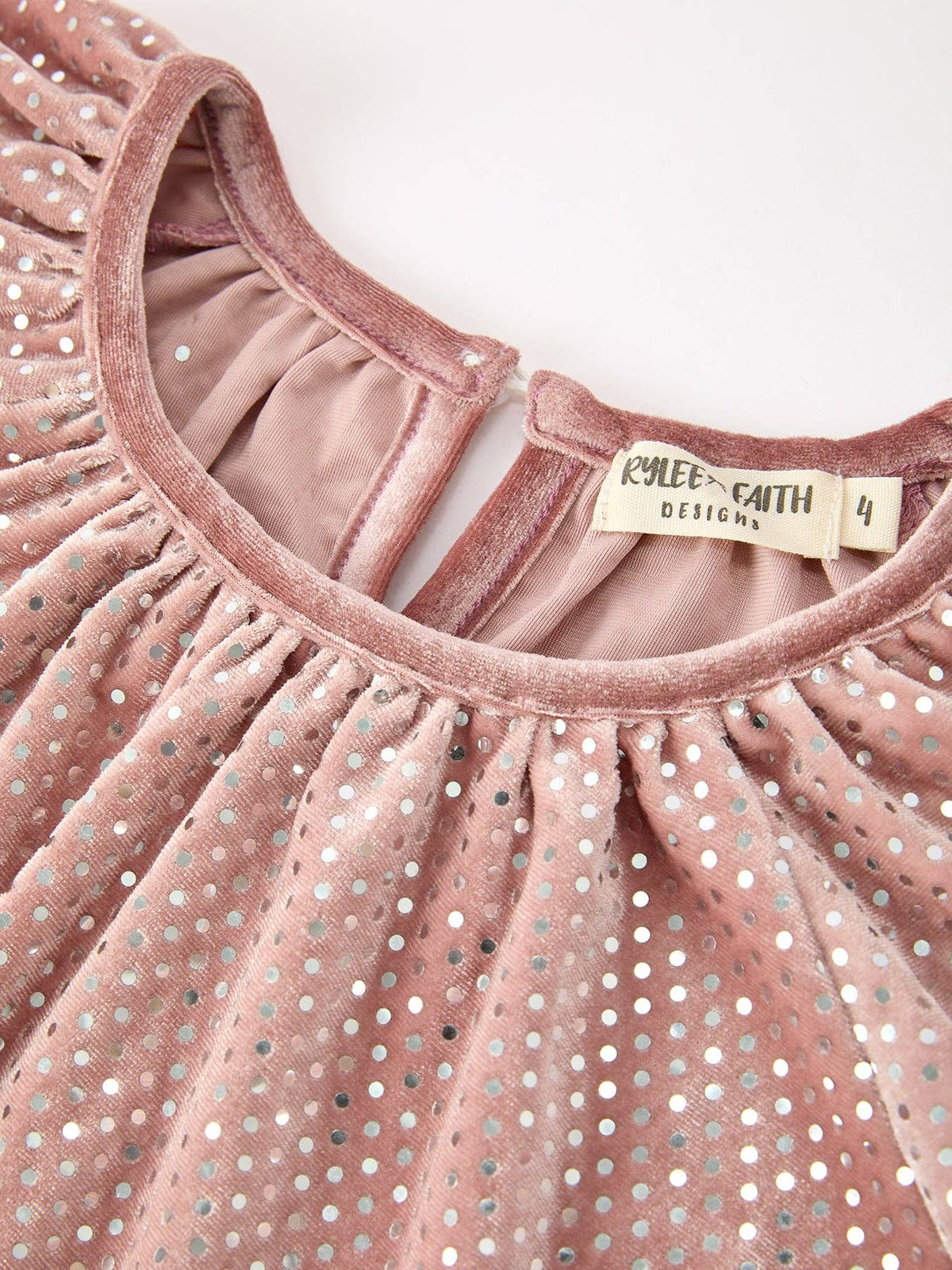 Girls Velvet Sparkle Dress