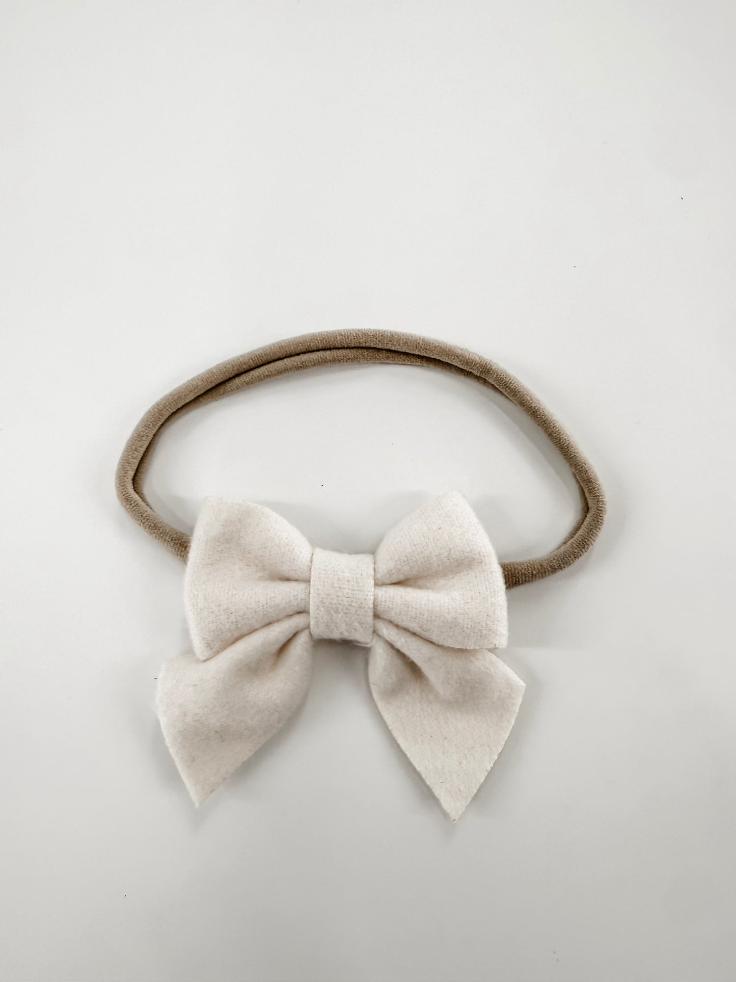 Neutral Baby Bow Thin Headband