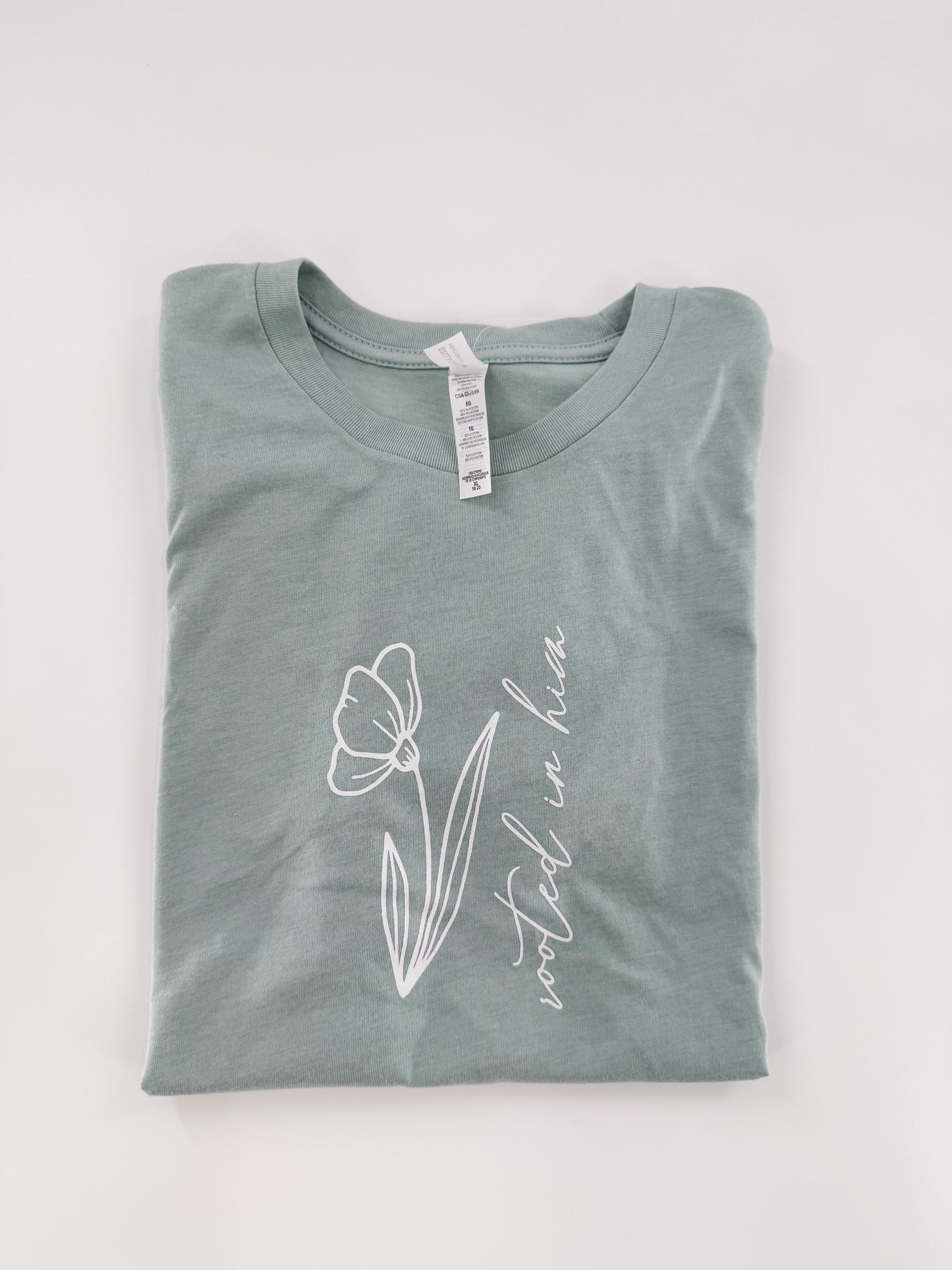 Kids - Rooted in Him tee