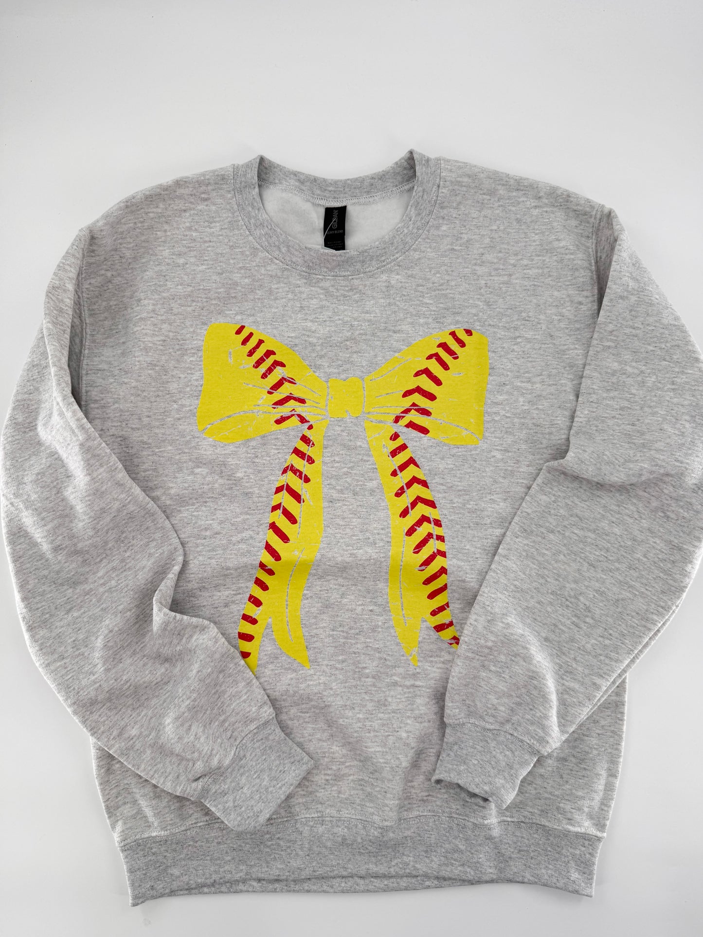 Softball Bow Sweatshirt