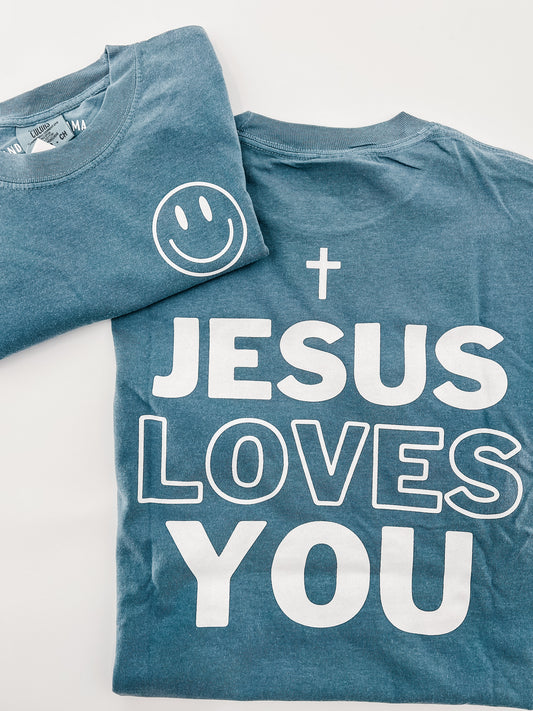 Smile Jesus Loves You Tee (2 options)