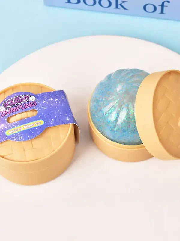Glitter Dumpling Squishy Stress Relief Toy