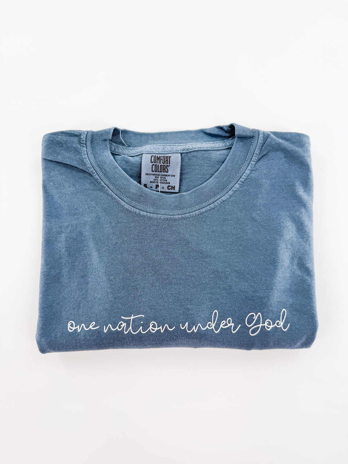One Nation Under God- Script Tee