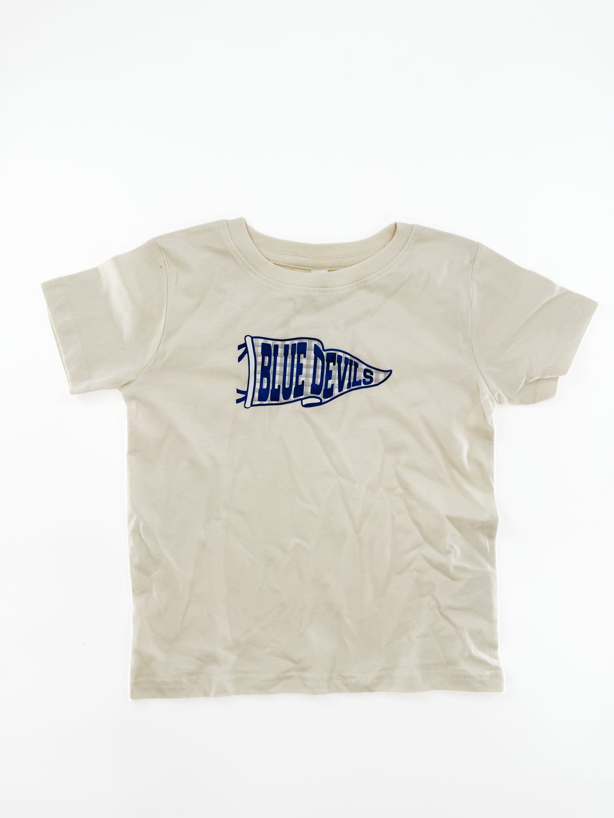 Blue Devils Checkered Pennant Tee