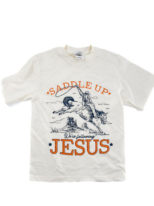 Saddle Up Cropped Tee
