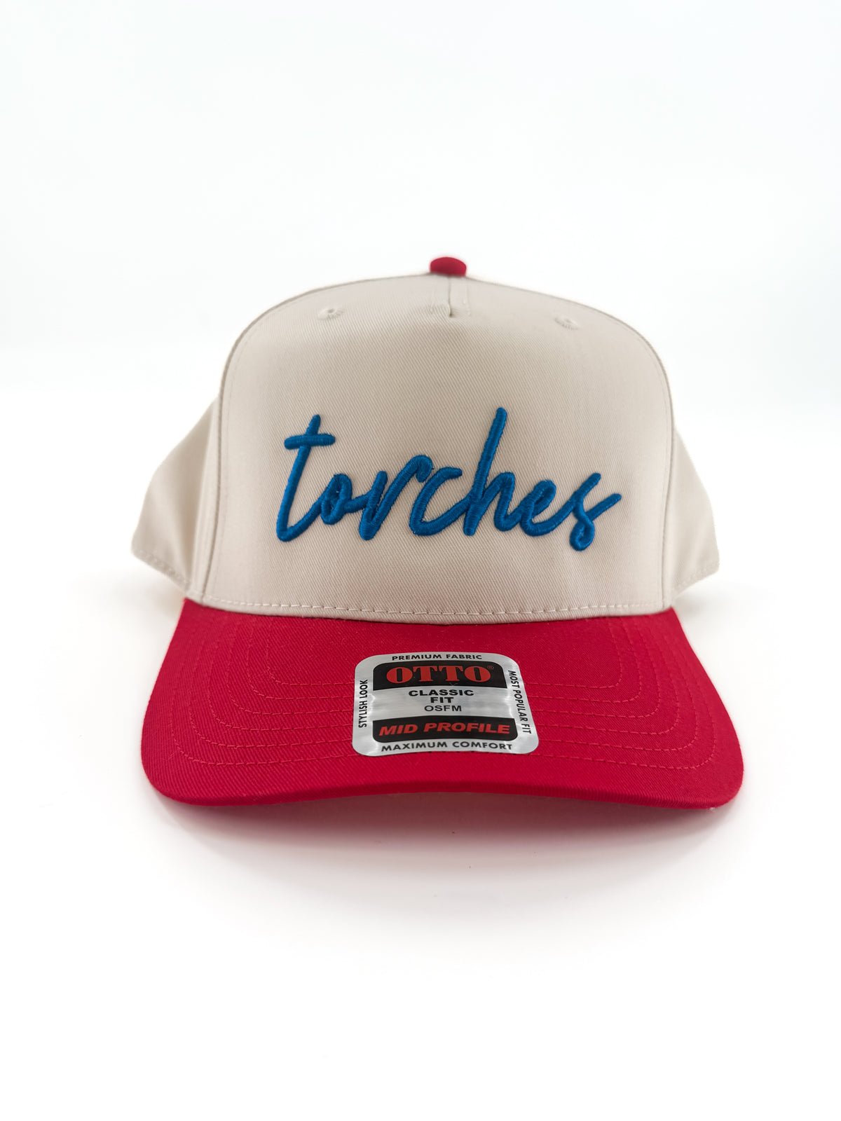 Torches Script 3-D Embroidered Hat